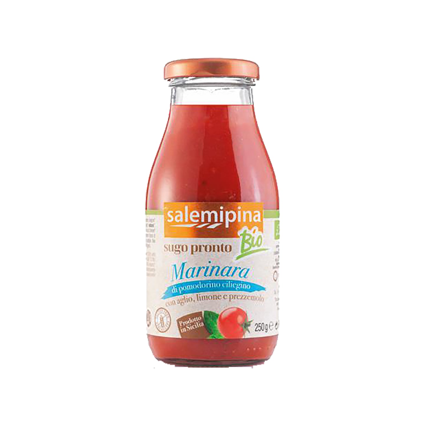 シチリア産有機チェリートマトソース （マリナーラ）250g
